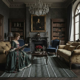 Midnight Reclaim | Hand-Loom Pet Yarn Rug