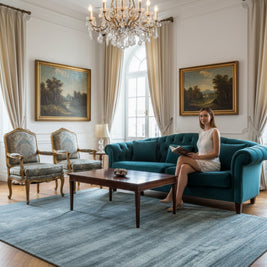 Horizon Haze | Hand-Loom Woolen Rug