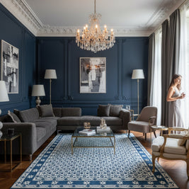 Aegena Damask | Hand-Tufted Woolen Rug