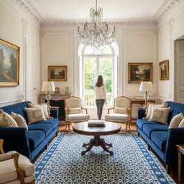 Aegena Damask | Hand-Tufted Woolen Rug