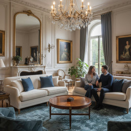 Mystic Glaze | Hand-Loom Printed Viscose Rug