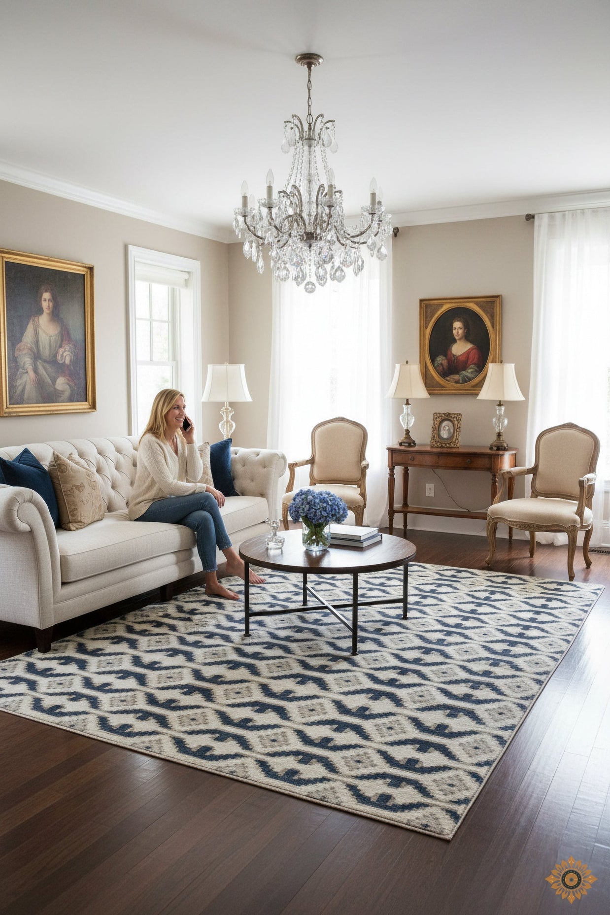 Regal Trellis | Hand-Knotted New Zealand Wool Rug