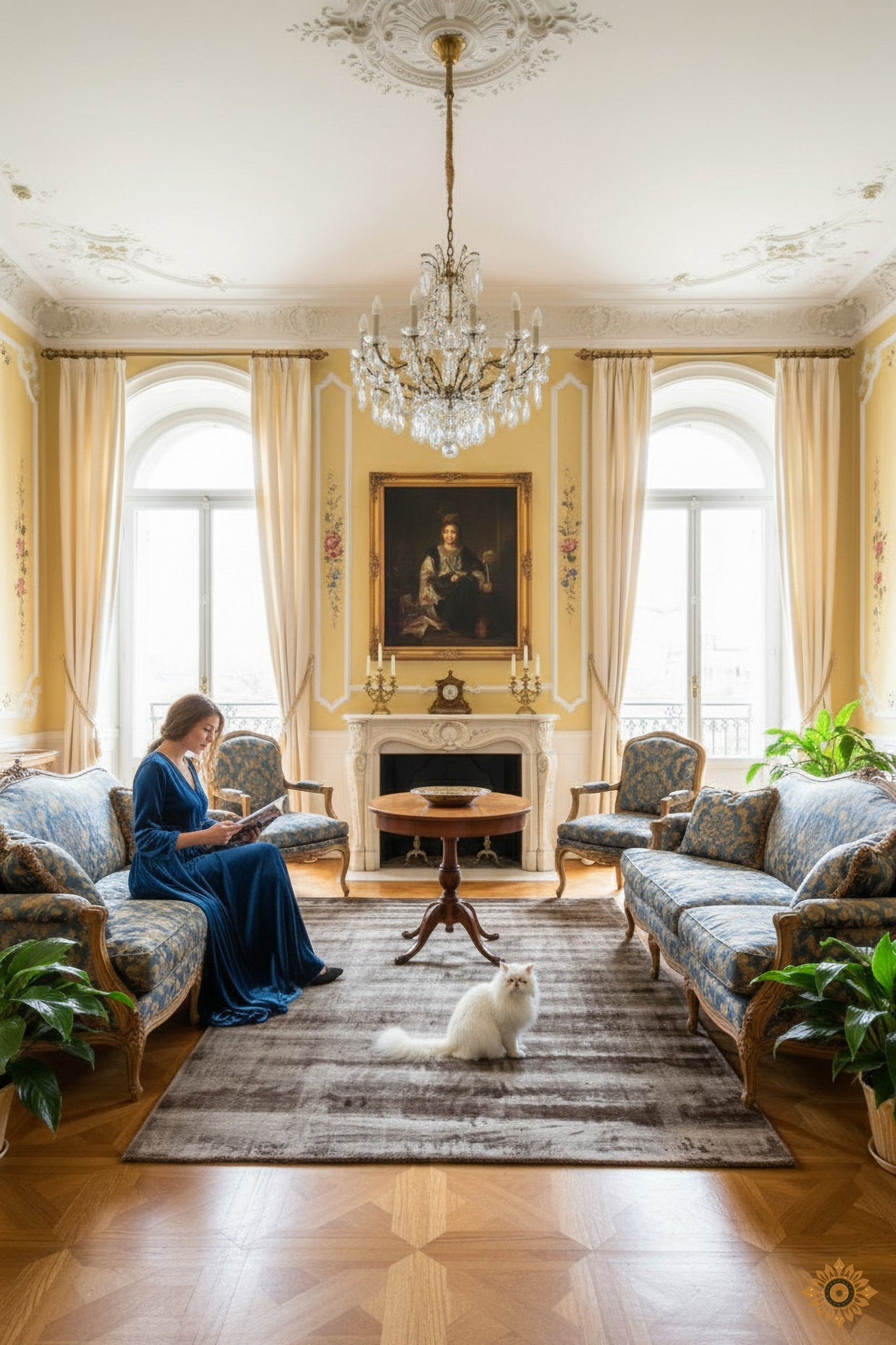 Mocha Dusk | Hand-Loom Printed Viscose Rug