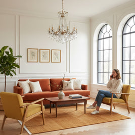 Amber Dusk | Hand-Knotted Woolen Rug