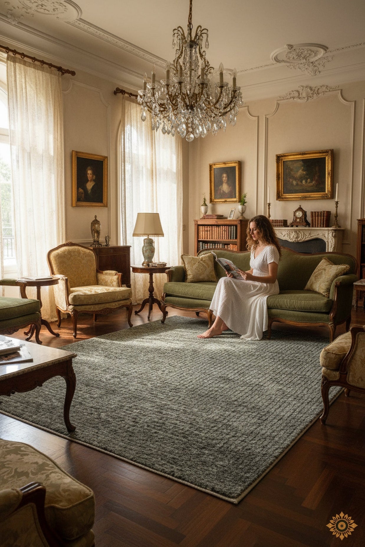 Heirloom Haze | Hand-Knotted Woolen Rug