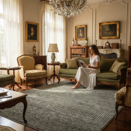 Heirloom Haze | Hand-Knotted Woolen Rug