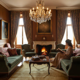 Golden Grandeur | Hand-Loom Viscose Rug