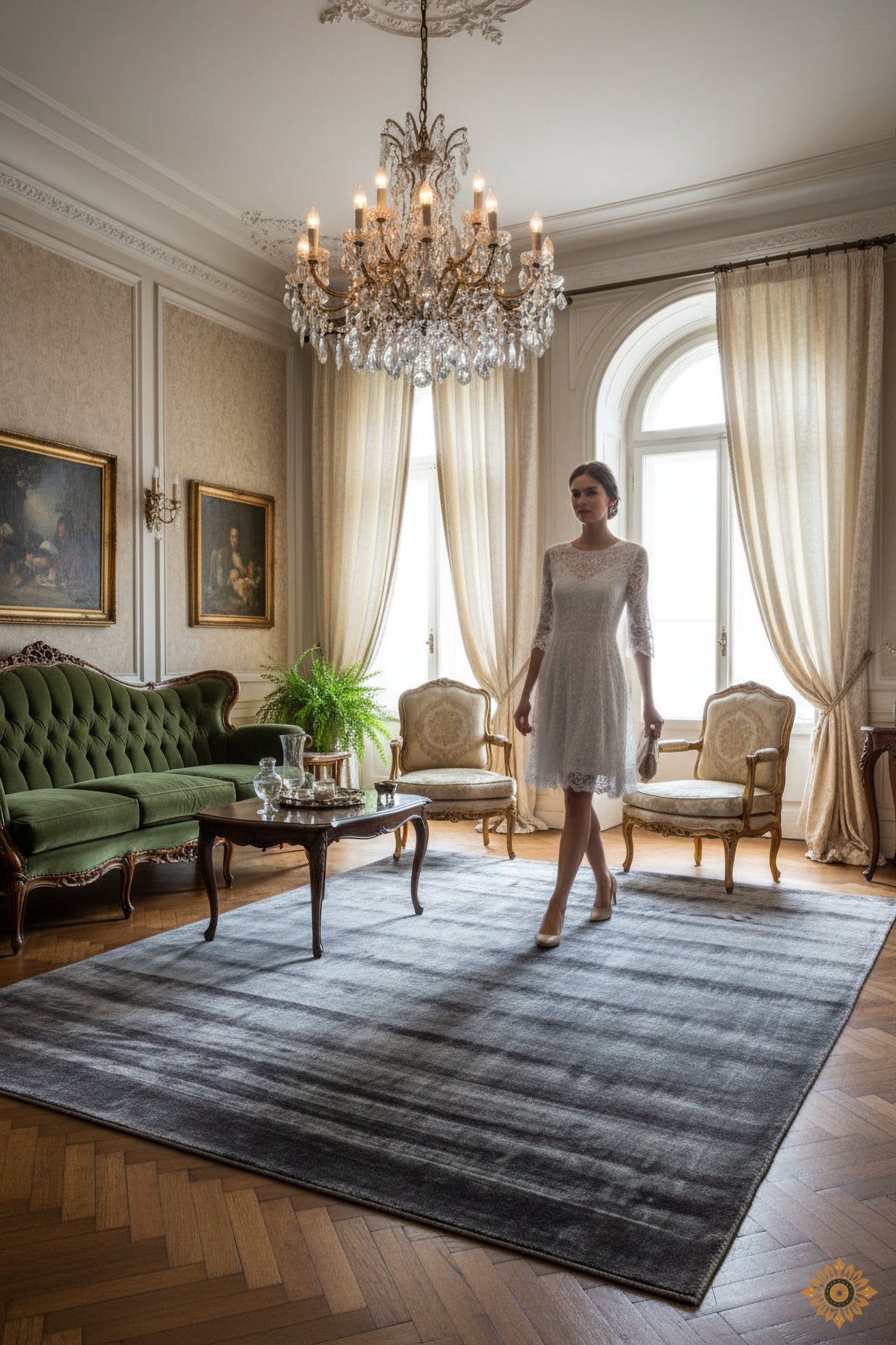 Graphite Weave | Hand-Loom Viscose Rug