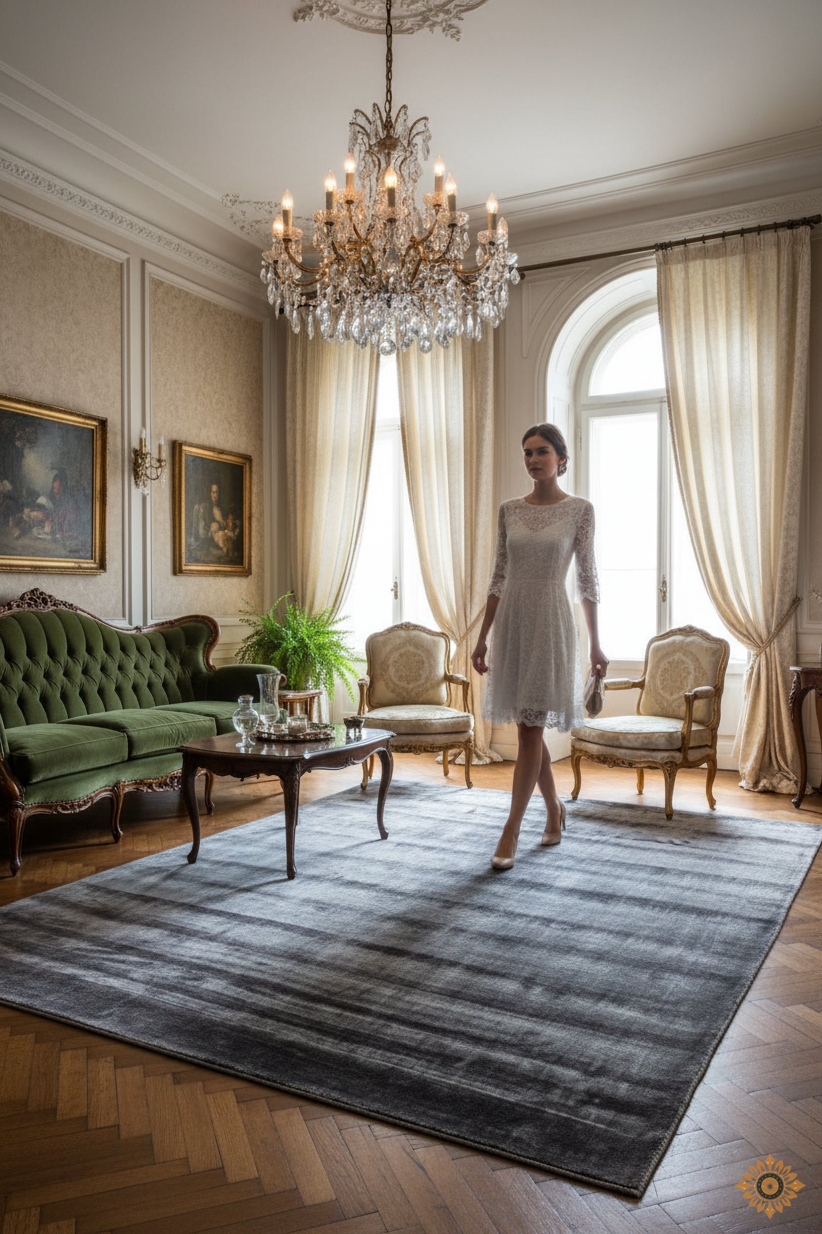 Graphite Weave | Hand-Loom Viscose Rug