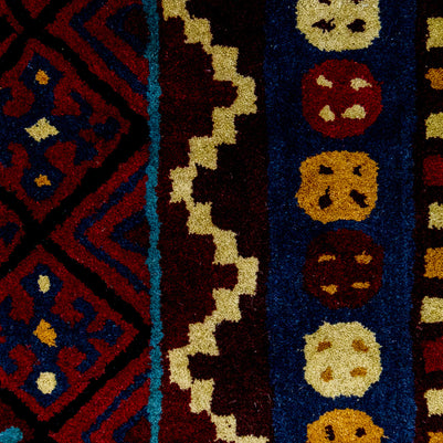 Midnight Mosaic | Fusion Weave (Hand-Tufted on Durrie)