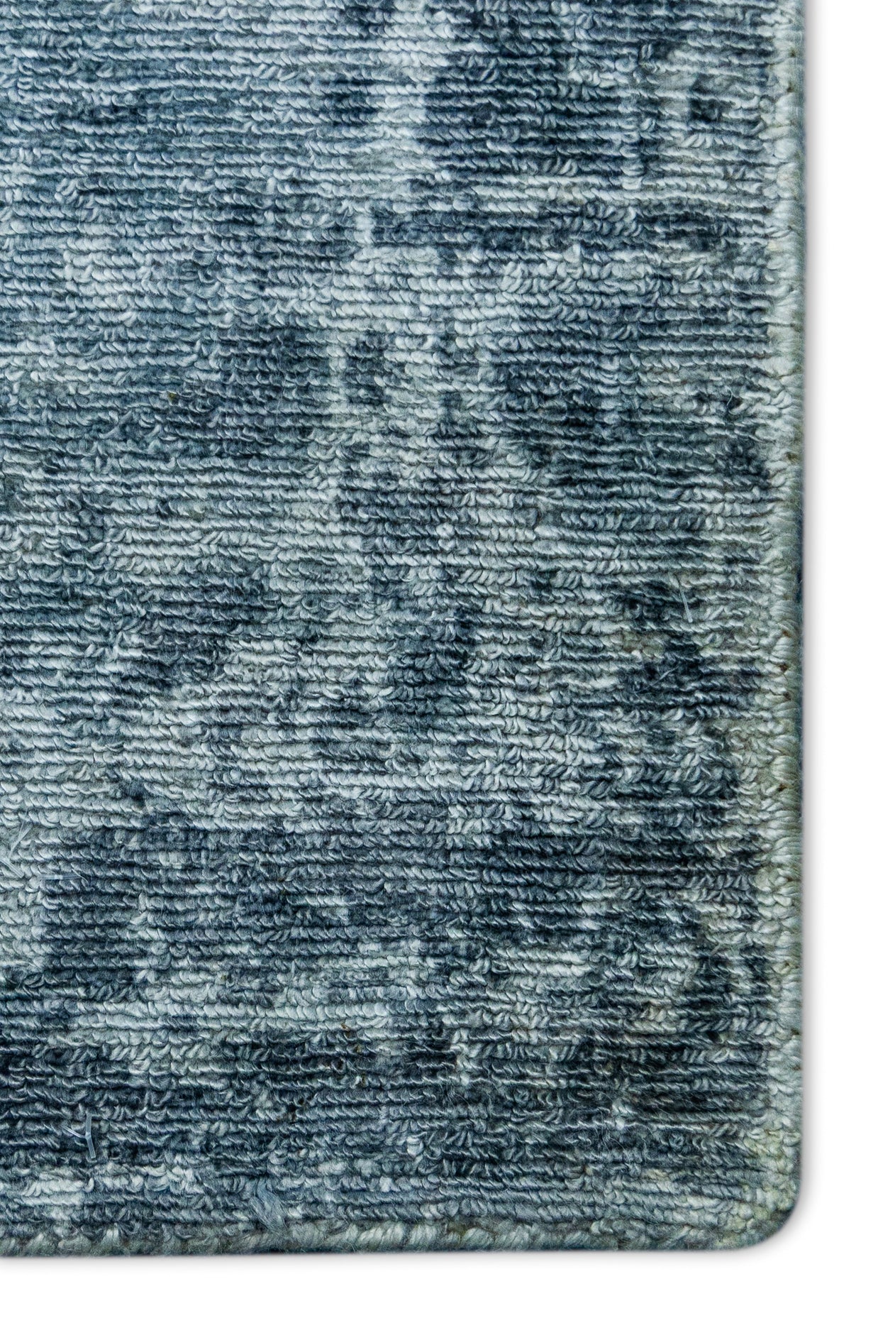 Sapphire Wash | Hand-Loom Printed Viscose Rug