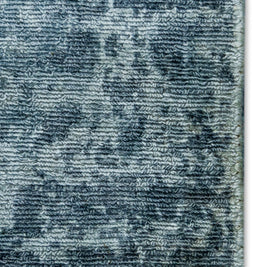 Sapphire Wash | Hand-Loom Printed Viscose Rug