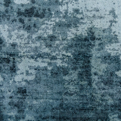Sapphire Wash | Hand-Loom Printed Viscose Rug
