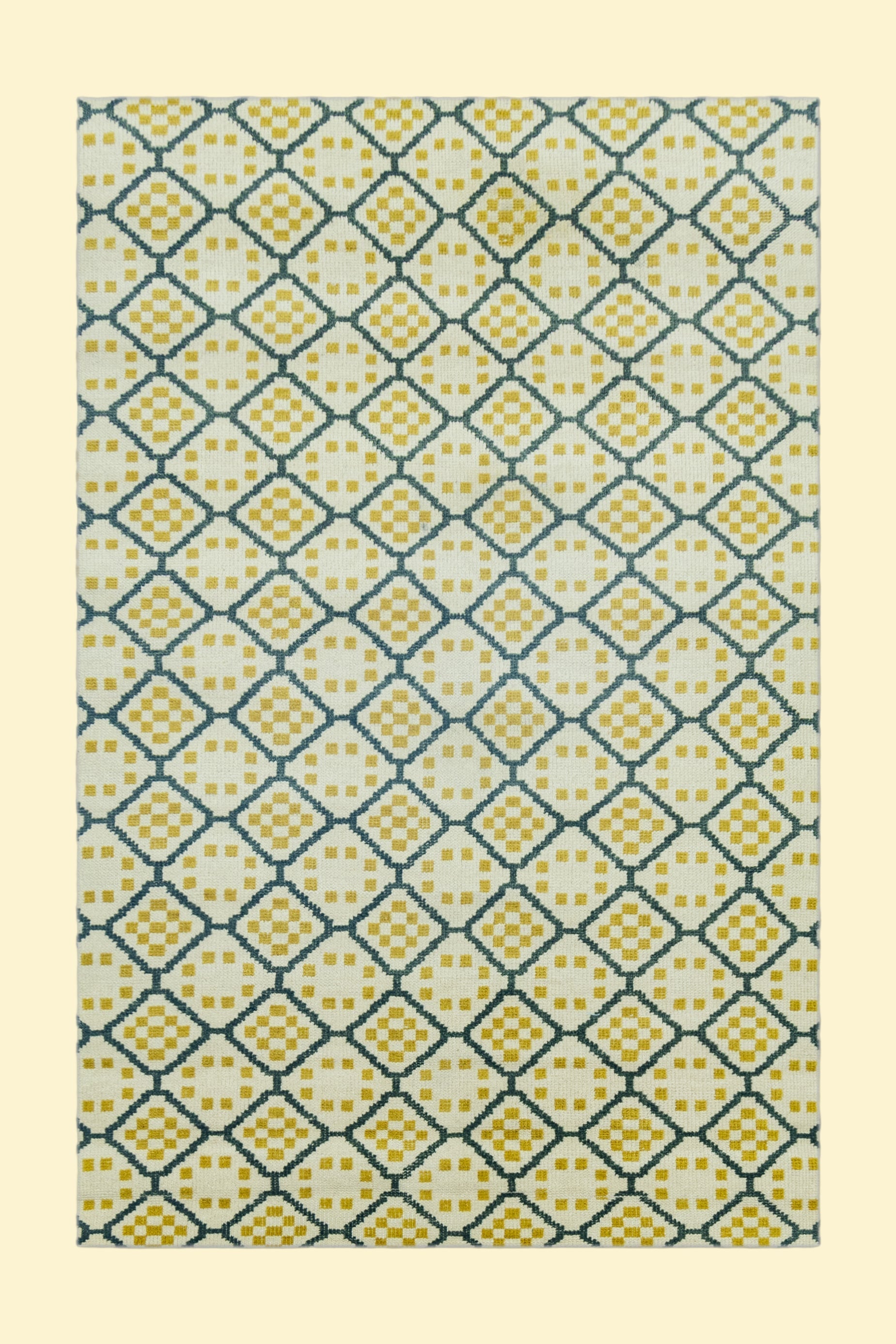Moroccan Lattice | Hand-Knotted New Zealand Wool Rug