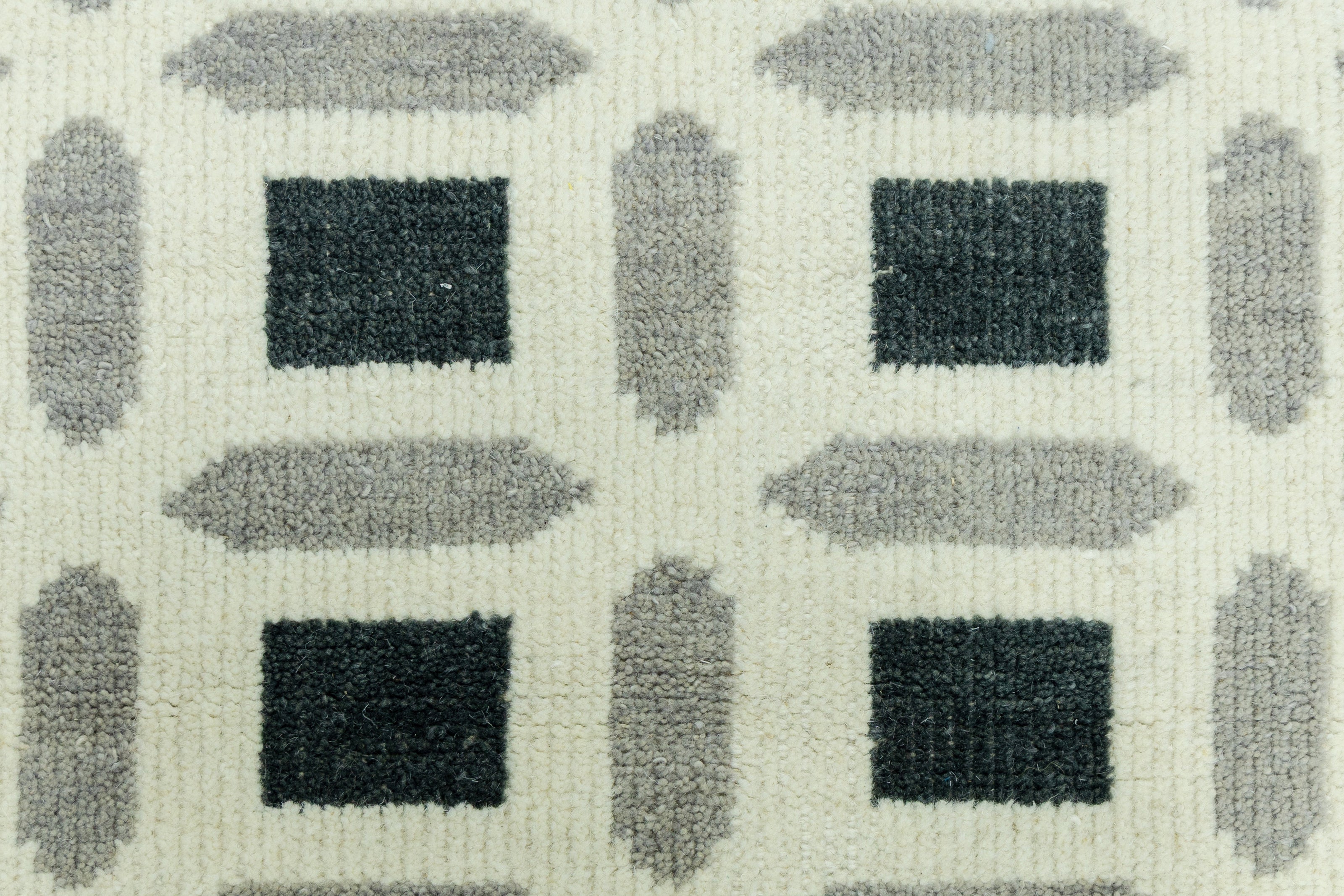 Lapis Grid | Hand-Knotted New Zealand Wool Rug