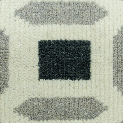 Lapis Grid | Hand-Knotted New Zealand Wool Rug