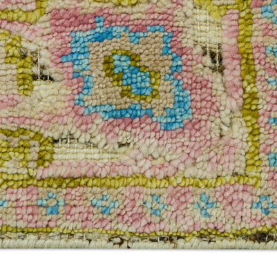 Pastel Garden | Hand-Knotted Handcarded Wool Rug