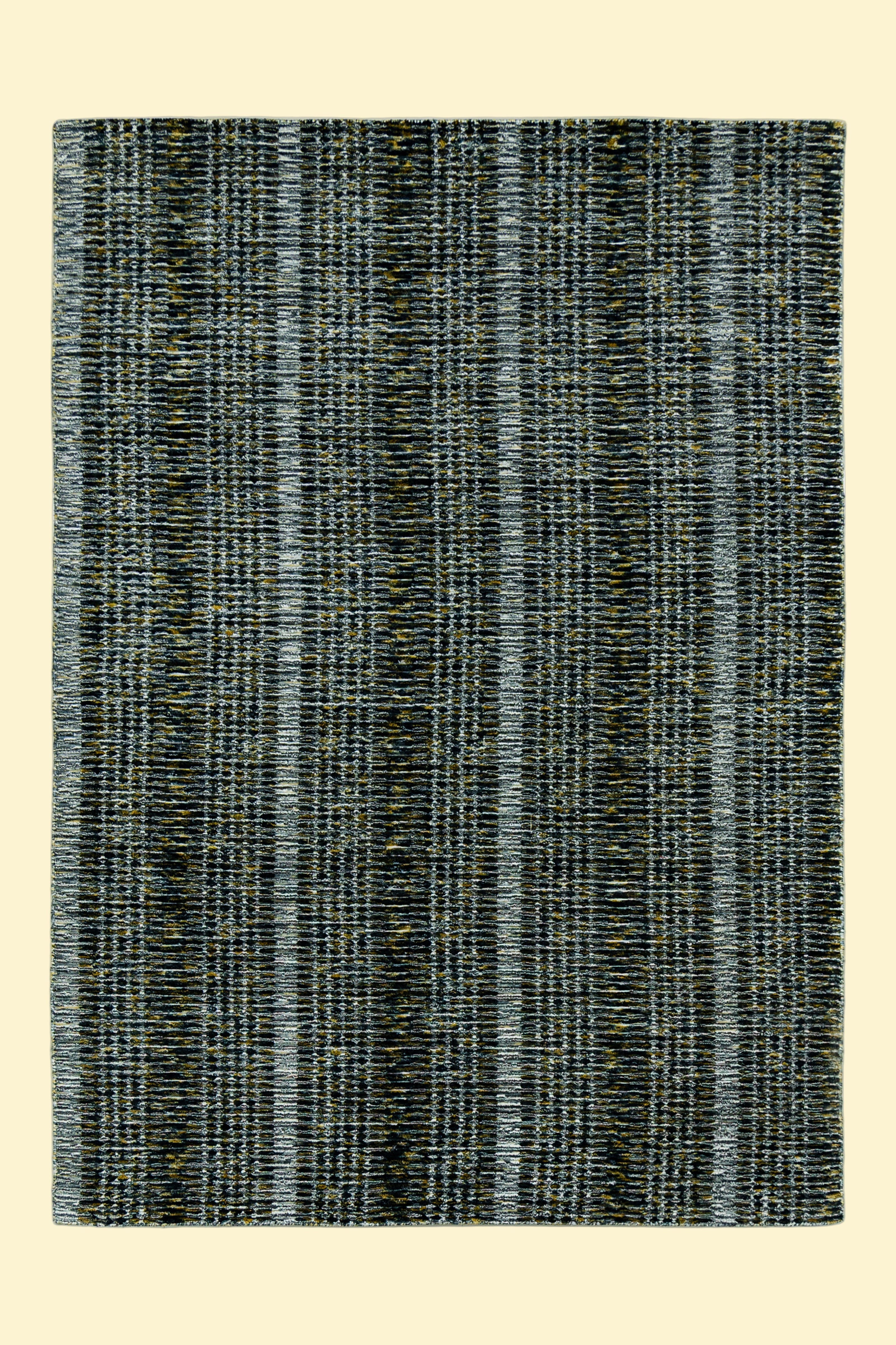 Midnight Reclaim | Hand-Loom Pet Yarn Rug