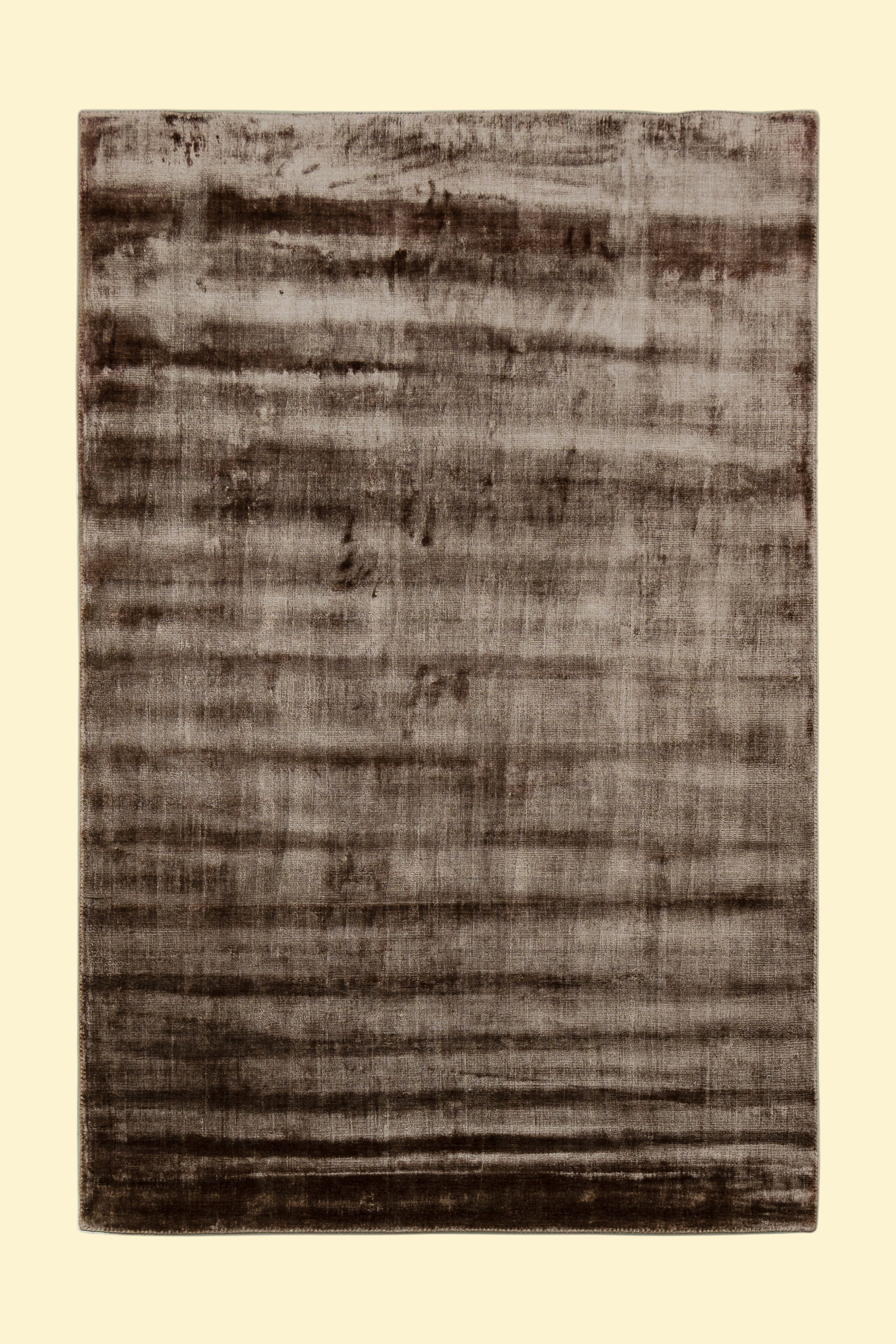 Mocha Dusk | Hand-Loom Printed Viscose Rug