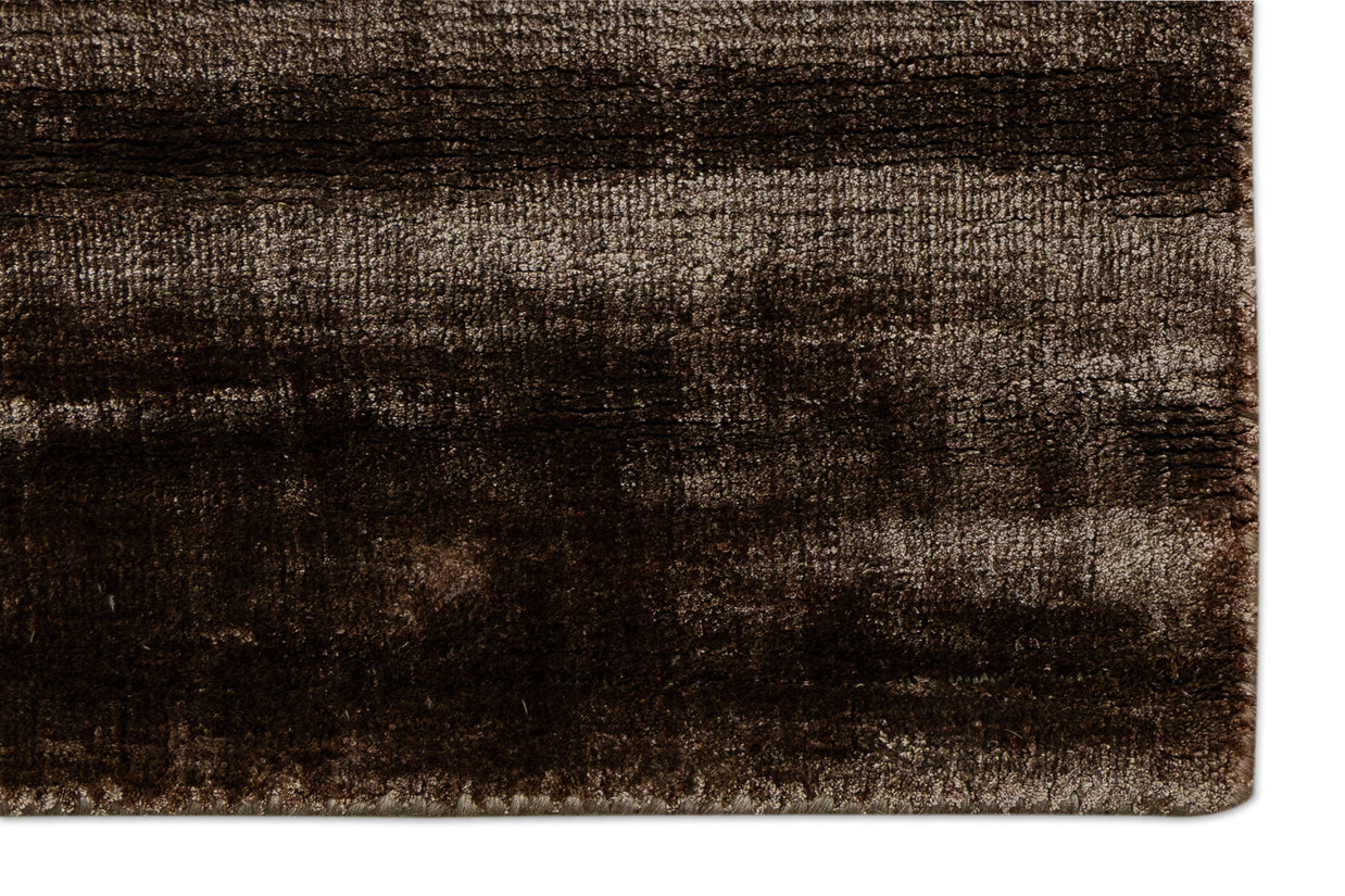 Mocha Dusk | Hand-Loom Printed Viscose Rug