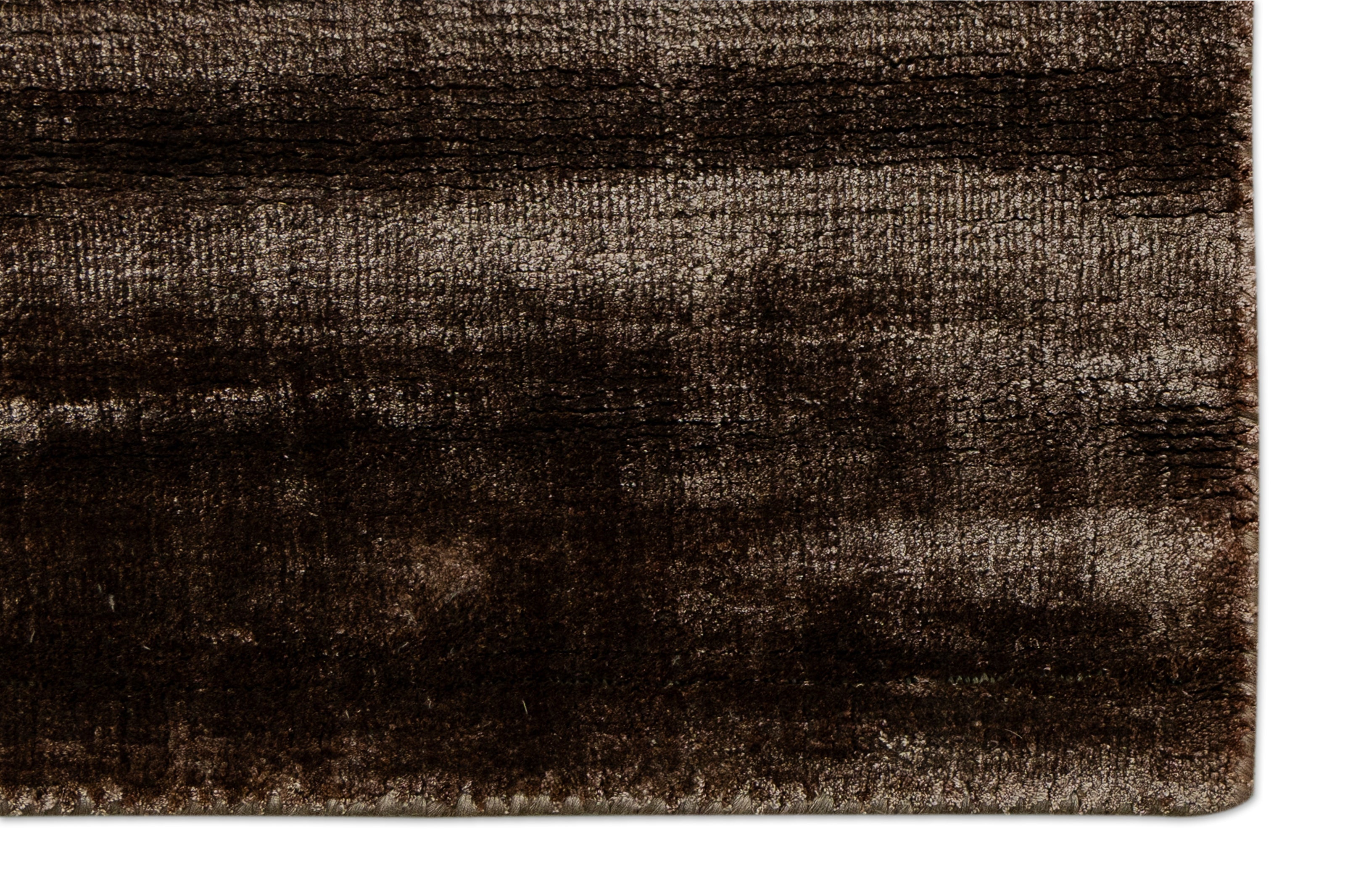Mocha Dusk | Hand-Loom Printed Viscose Rug