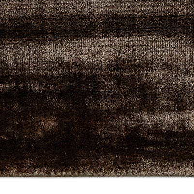 Mocha Dusk | Hand-Loom Printed Viscose Rug