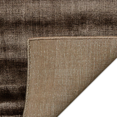 Mocha Dusk | Hand-Loom Printed Viscose Rug