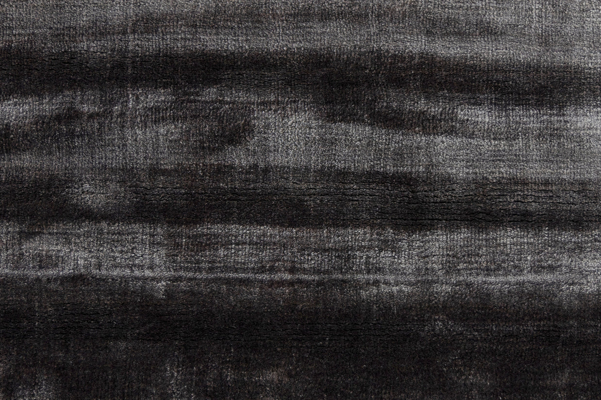 Graphite Weave | Hand-Loom Viscose Rug