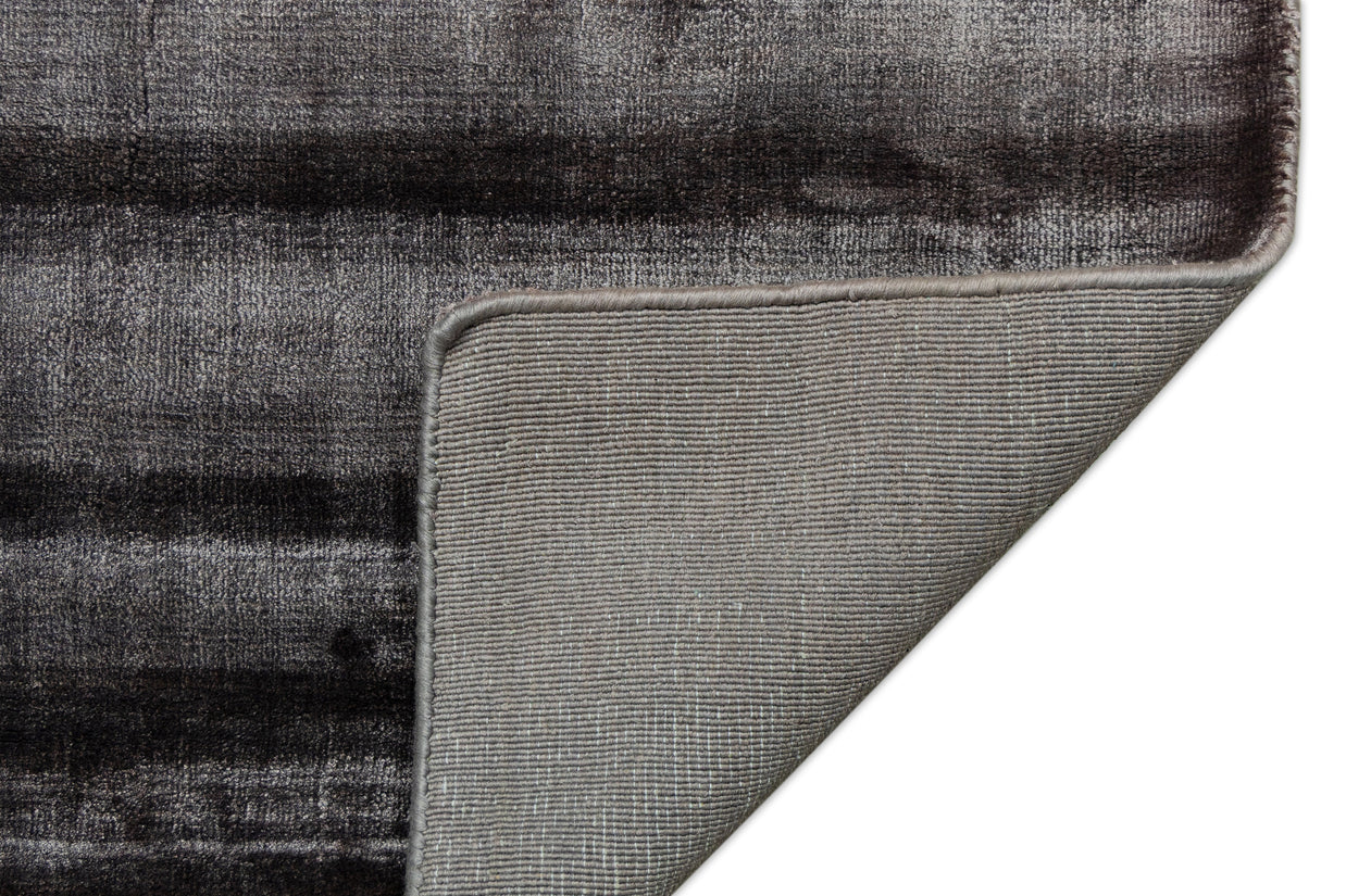 Graphite Weave | Hand-Loom Viscose Rug
