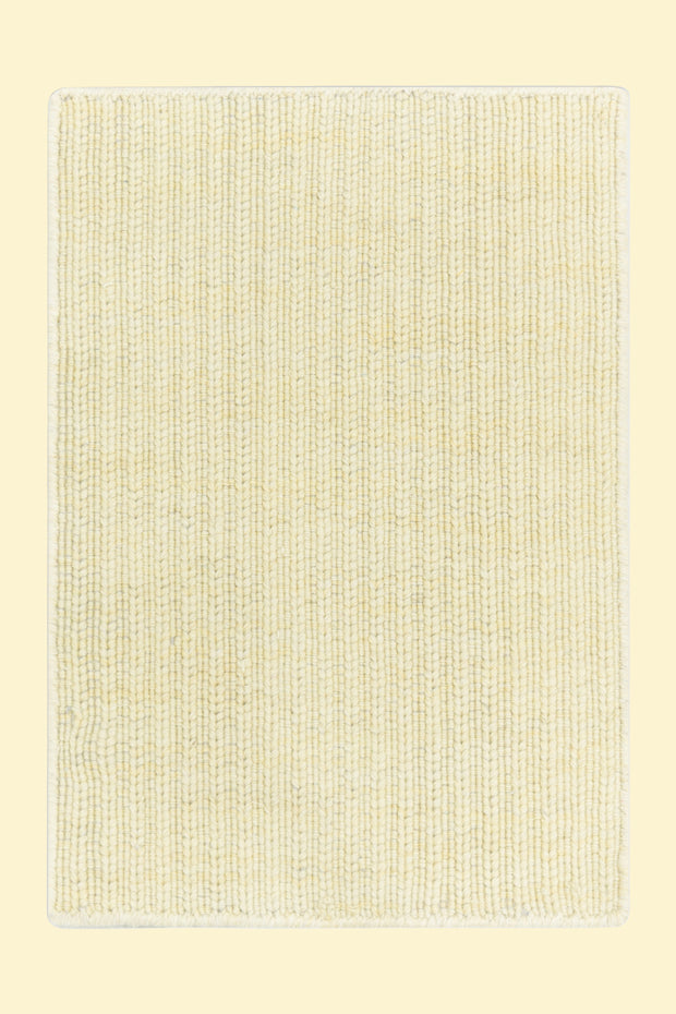 Beige Texture Hand-Woven Soumak woolen rug for bed rooms, offices, and dining spaces. 