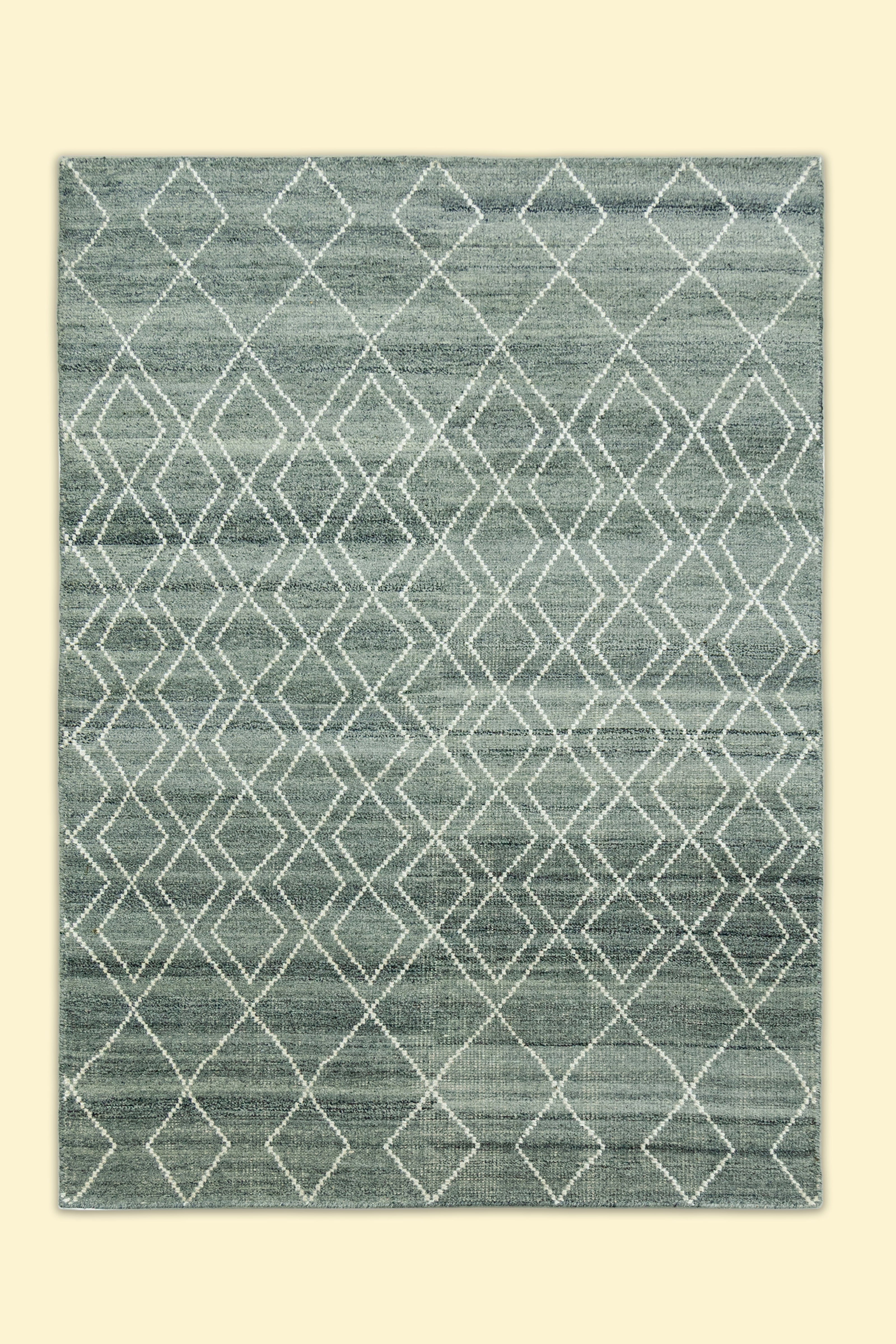 Architect's Grid | Hand-Loom Woolen Rug