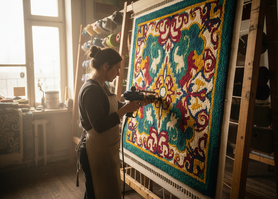 Hand Loop Tuffting Rug Buy Luxury Handmade Carpets & Rugs by The House of Looms