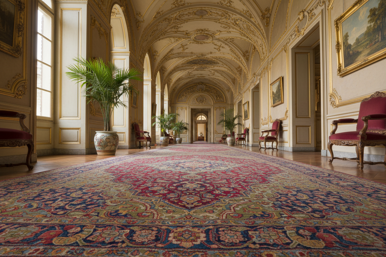 European Corridor with Rug 16:9 Photo